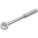 HAND RATCHET, 7 1/4 IN, CHROME, 3/8 IN