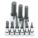 SOCKET BIT SET,3/8IN, 1/2IN,9 PIECE,HEX