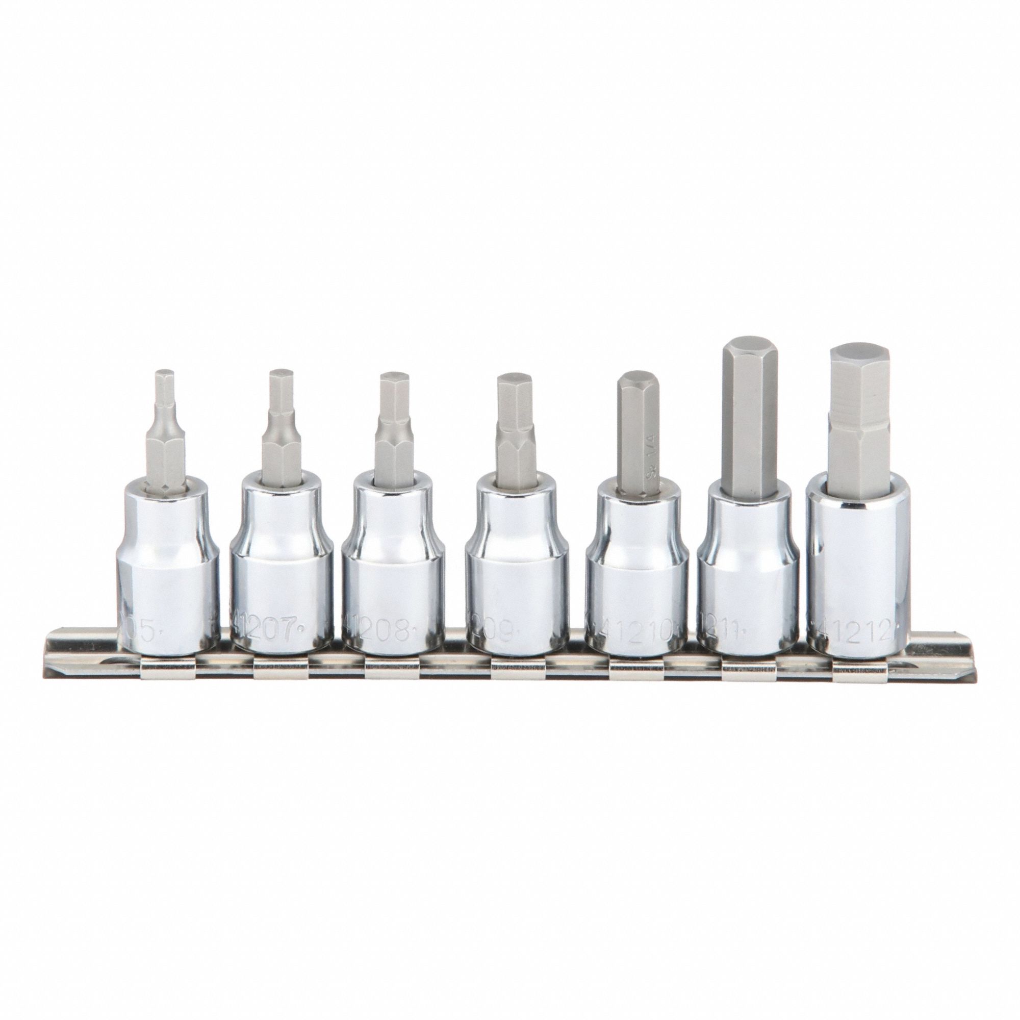 ENS DOUILLES HEX 3/8 PO DR SAE 7 PC