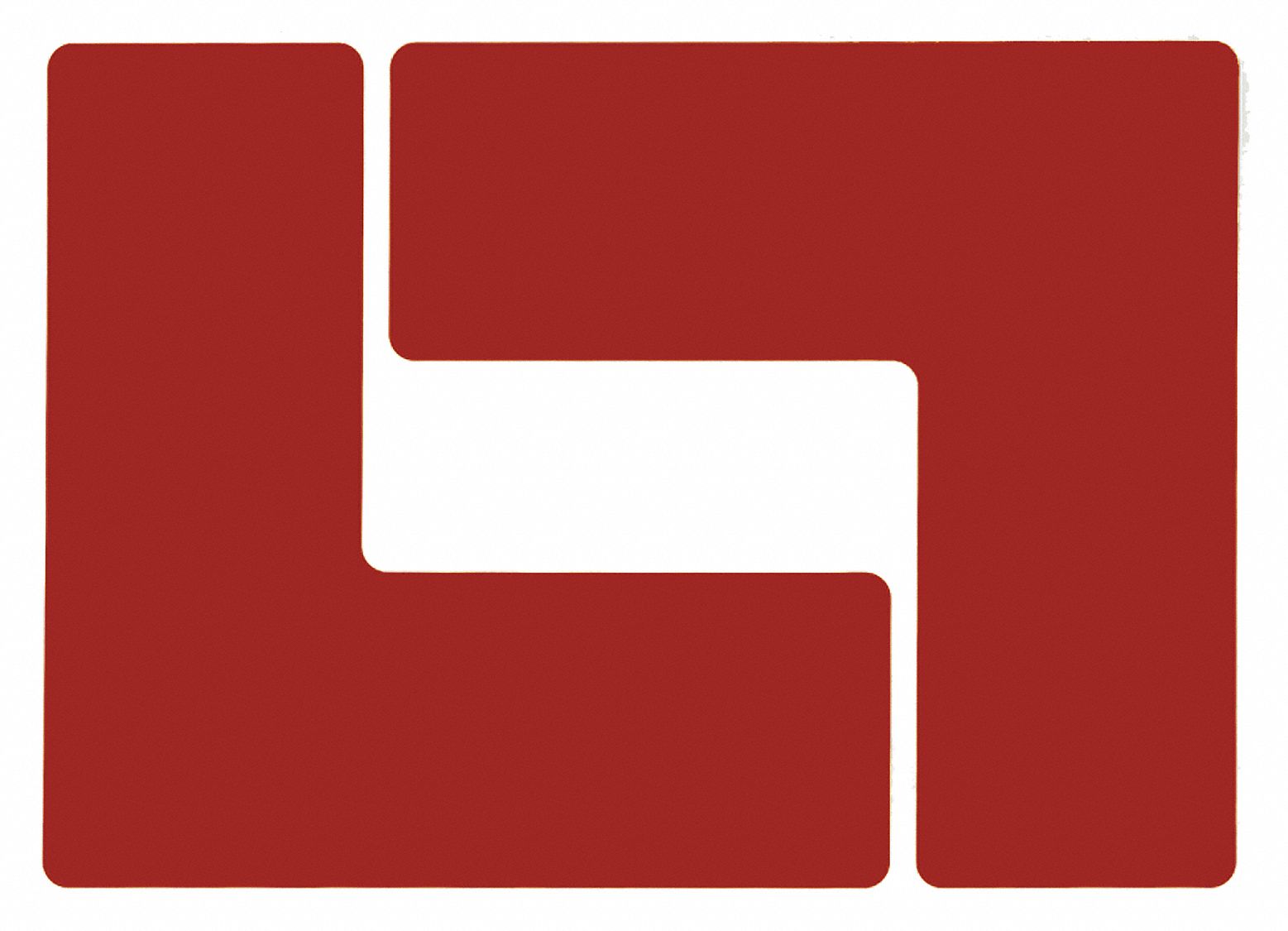 COINS ADHESIFS ROUGES POUR PLANCHER