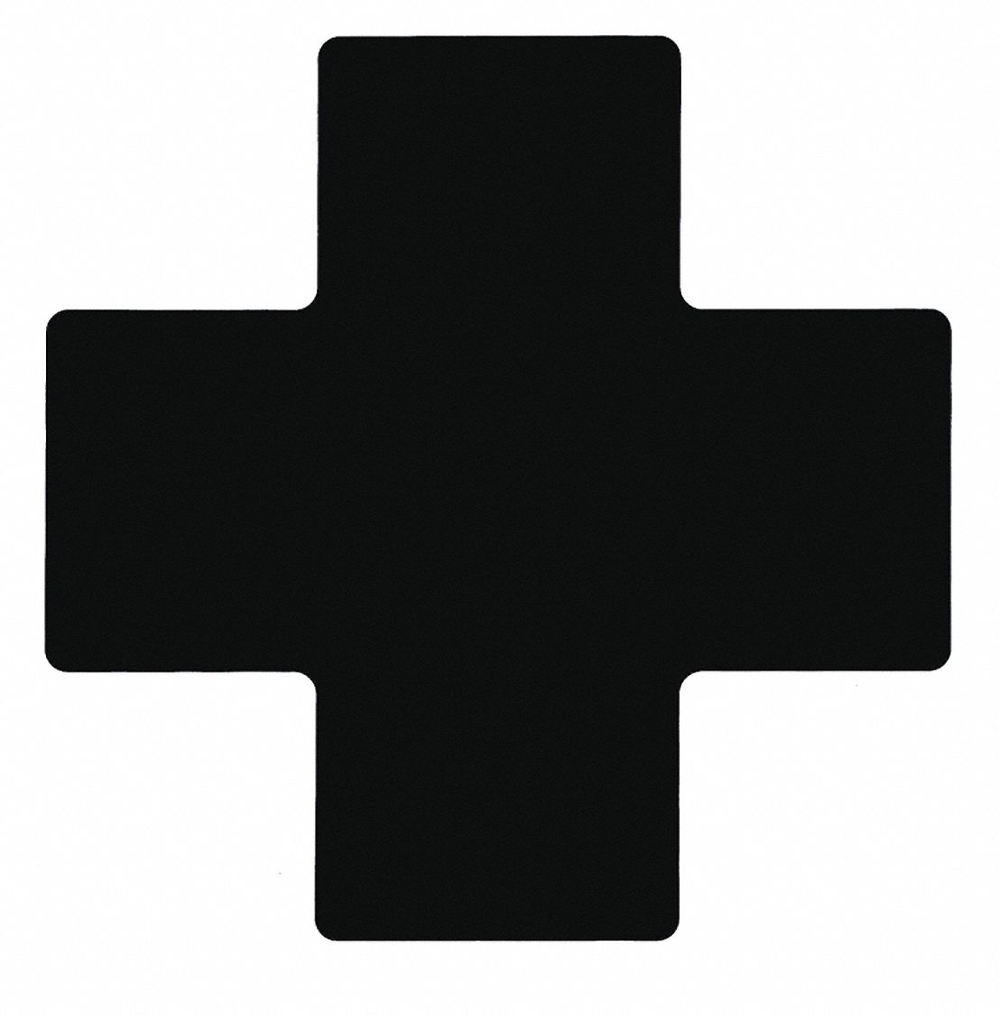 BLK FLR CROSS 4IN X 10IN B514 20/PK