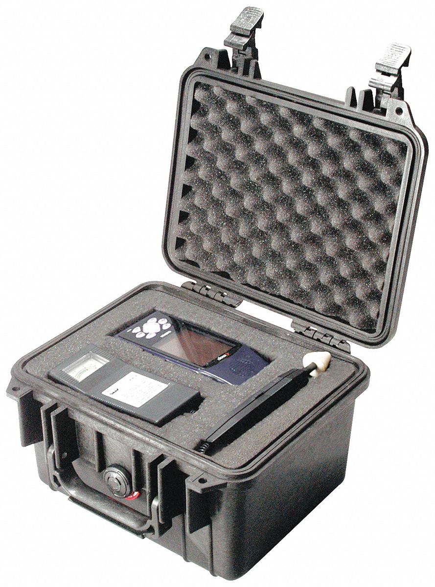 PROTECTIVE CASE, AIR, W/FOAM, SOLID WALL, WATERTIGHT, DUST/CRUSH PROOF, BLACK, 27 X 24.6 X 17.4 CM