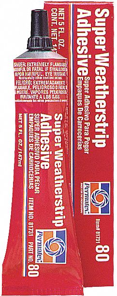 CONSTRUCTION ADHESIVE, SUPER WEATHERSTRIP, YELLOW, 147 ML