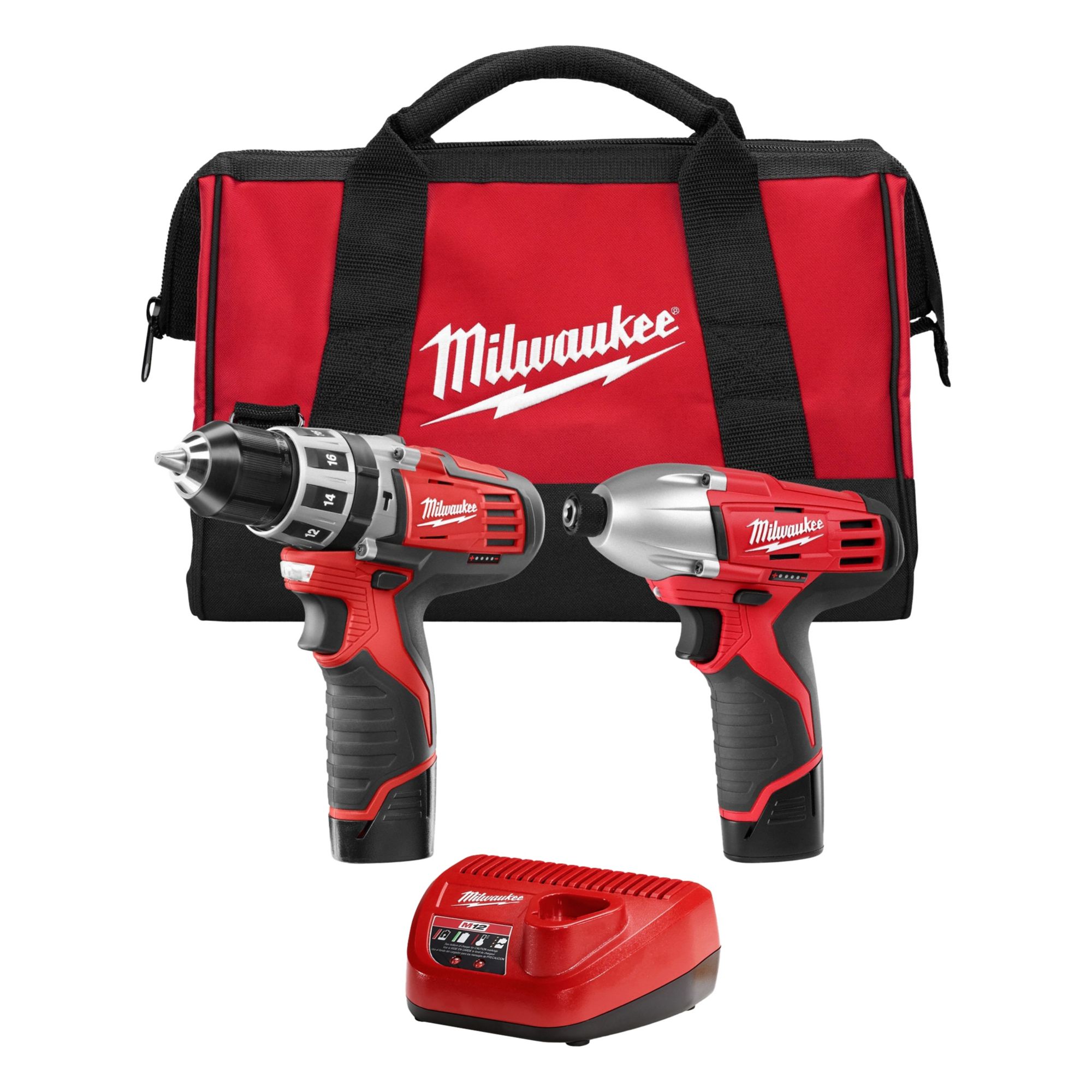 Cordless Tool Combination Kit: 2 Tools, Hammer Drill/Impact Driver, 12 V DC Volt, M12™