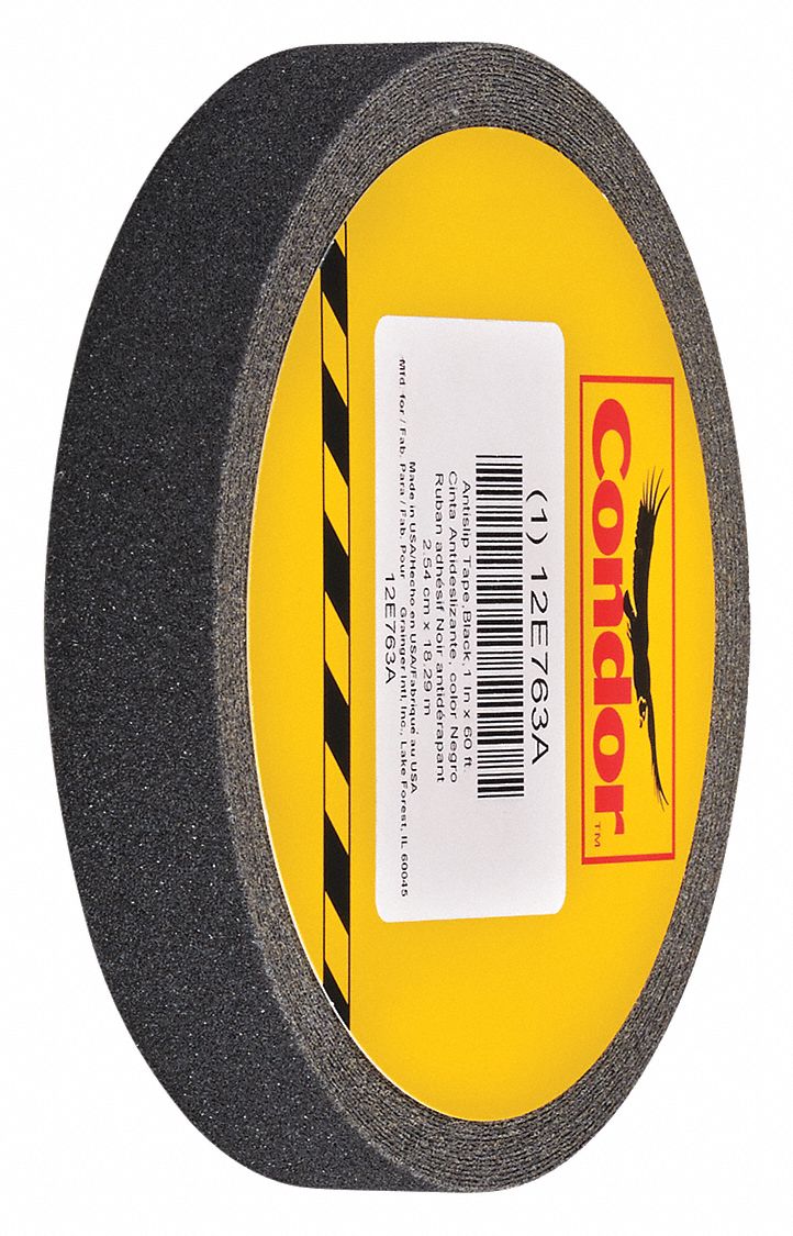 AntiSlip Tape 60 ftLx1 inW BLK 80 Grit