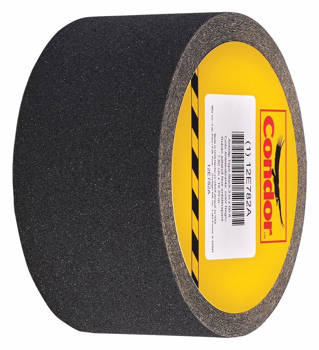 AntiSlip Tape 60 ftLx3 inW BLK 80 Grit