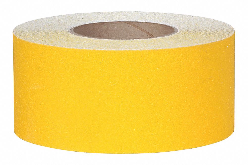 ANTISLIP GRIT ROLL,MESSAGE,3 IN W,YELLOW