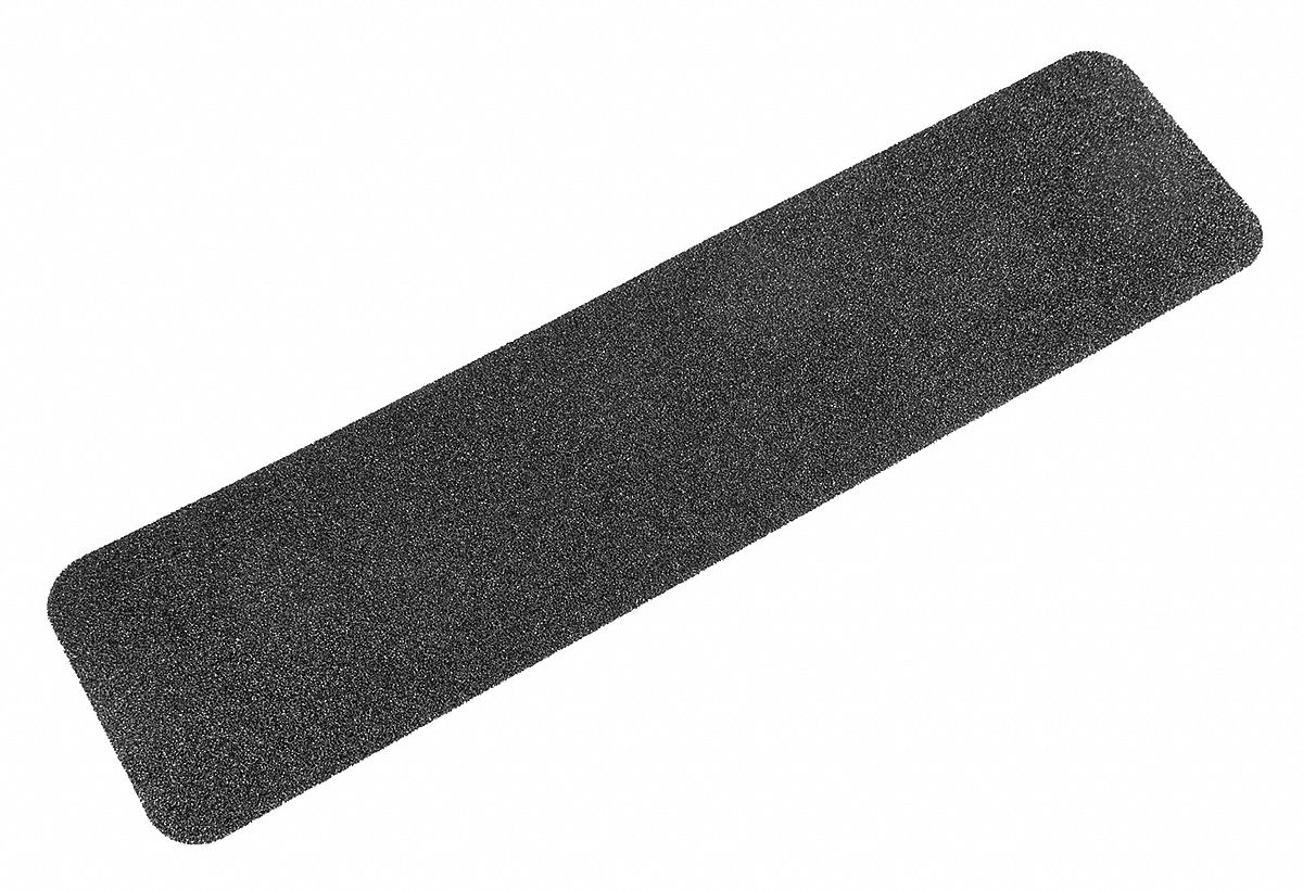 GRAINGER APPROVED AntiSlip Tread Very Coarse, 46 Grit Size, Black