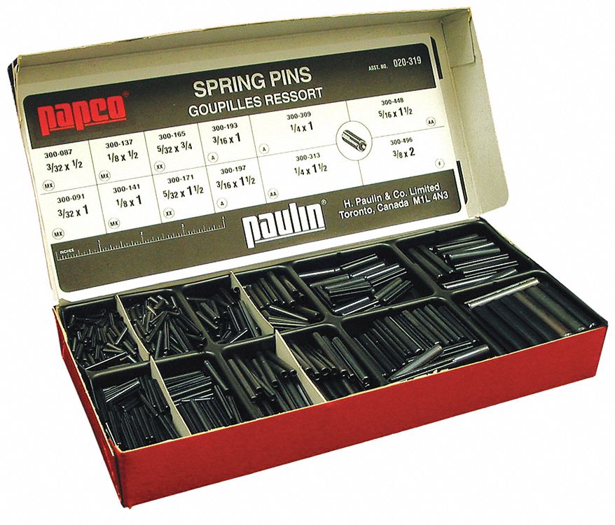 PAPCO PINS SPRING ASSORTMENT - 12852 - PPC020-319 | 020-319 - Grainger ...