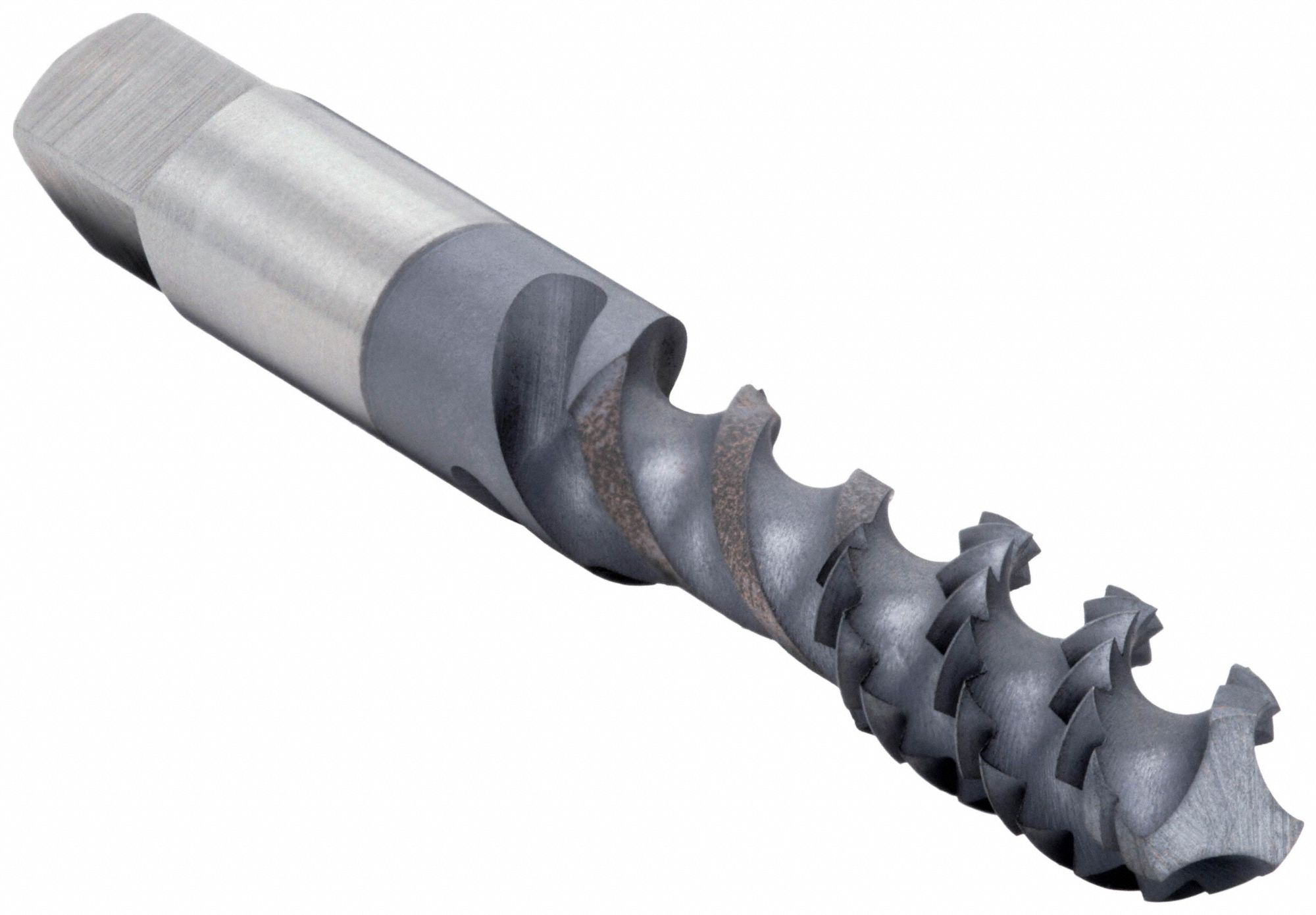 Spiral Flute Tap: 5/16"-18 Thread Size, 5/8 in Thread Lg, 2 23/32 in Overall Lg, Bottoming