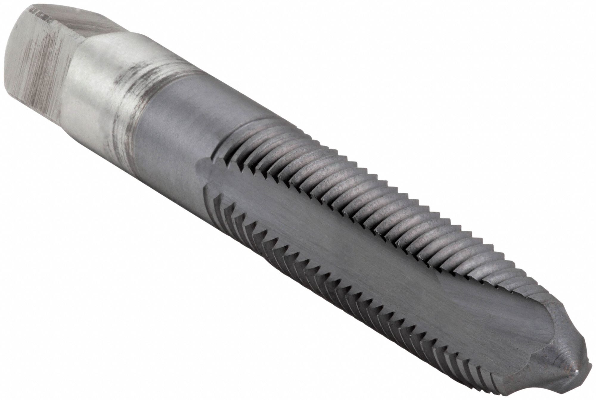 Spiral Point Tap: M8x1.25 Thread Size, 28.58 mm Thread Lg, 69.06 mm Overall Lg, Plug