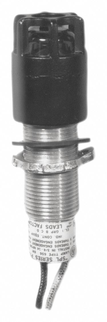 Protruding Panel Light: 3/4 in Panel Mounting Size, Green, Contender Series