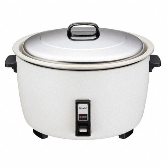 SHARP Electric Rice Cooker, White 12F64012F640 Grainger