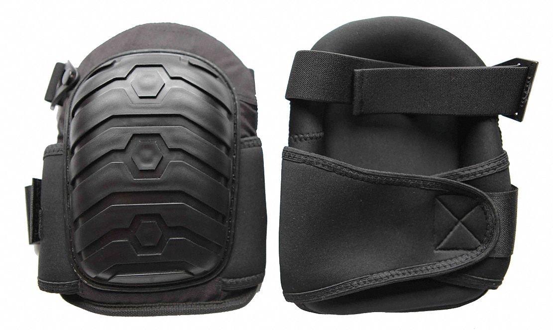 WESTWARD Knee Pads Nonskid, 2 Straps, Poly Pro, Universal Elbow and