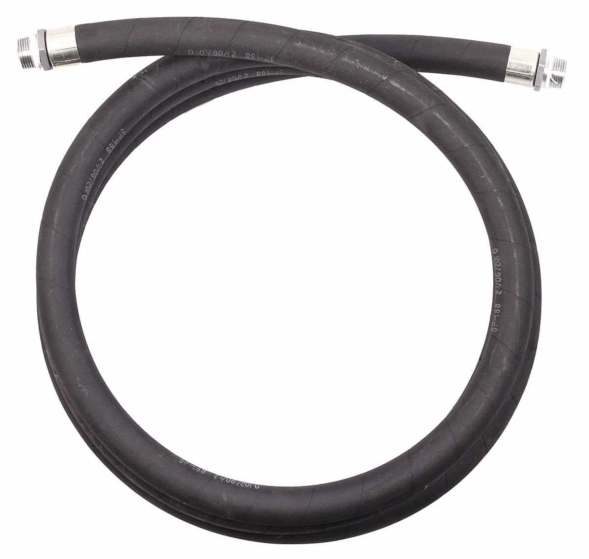 thumbnail image 2 of Fill-Rite FRH07512 Fuel Hose – 3/4" X 12 Ft, Neoprene, Brass NPT Ends, 50 Psi 2 of 5