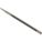 CHAINSAW FILE, ROUND, 6 IN L, 1/8 IN DIAMETER, 49/50 TEETH PER INCH