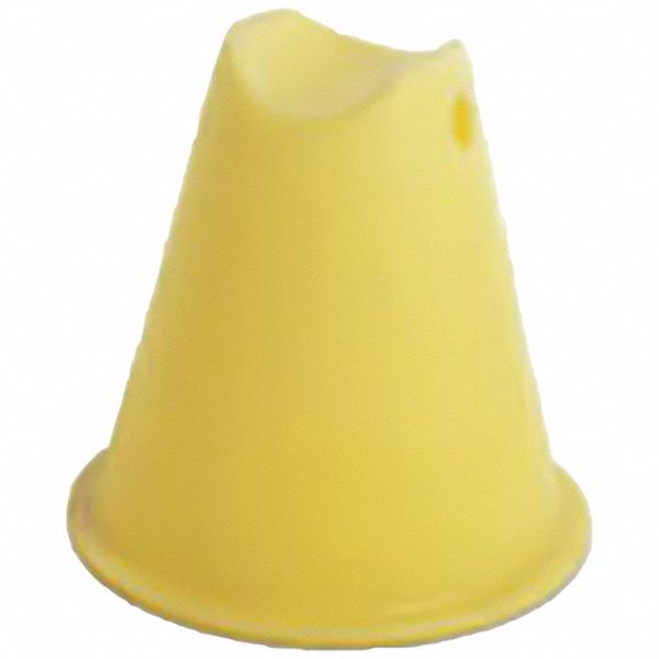 PIPE STAND, PLASTIC, STACKABLE, 1980 LB, 2 TO 8 IN DIA, CONE SHAPE, 21 IN H, HDPE