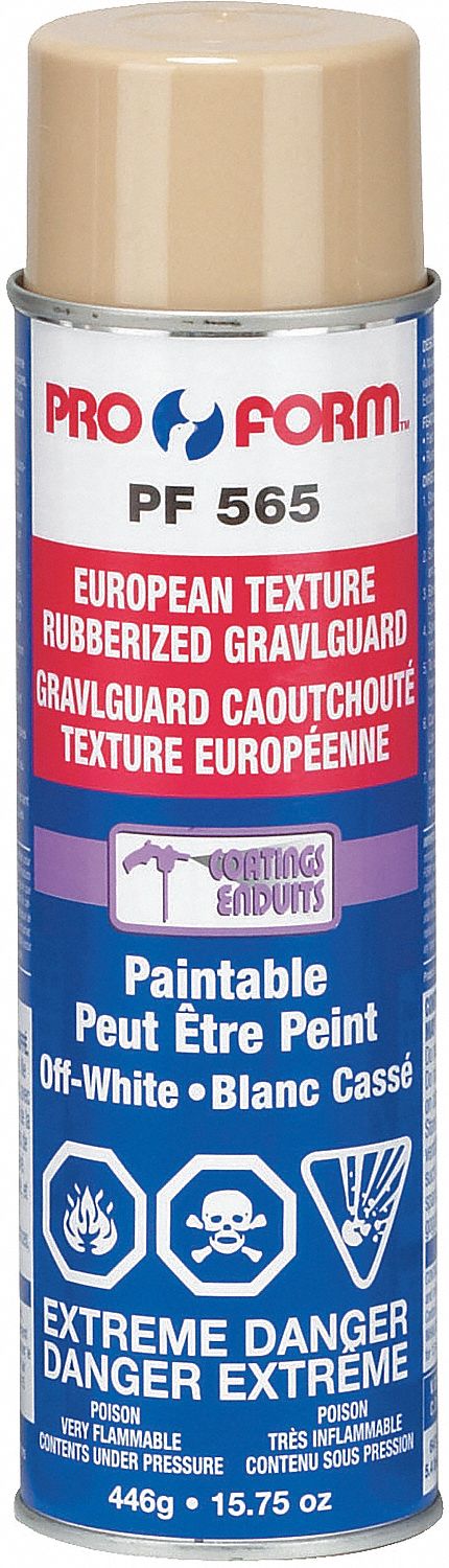 PROFORM EUROPEAN TEXTURE GRAVEL GUARD, AEROSOL, OSHA, OFF-WHITE, 208.5 ...