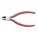 DIAGONAL CUTTING PLIER, FLUSH, STRAIGHT, 1 IN JAW L, 7/8 IN JAW W, 7 3/8 IN OVERALL L