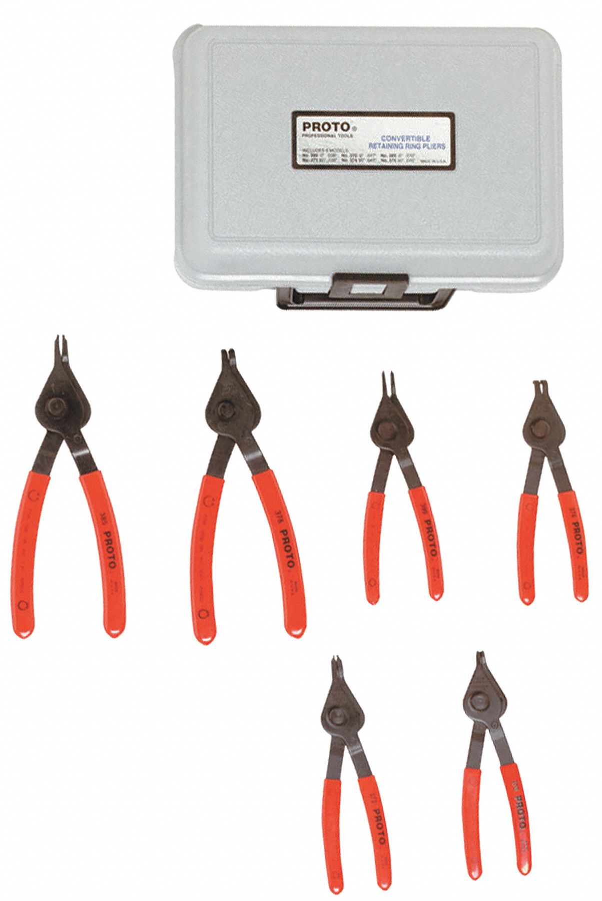 Proto snap ring on sale pliers set