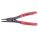 RETAINING RING PLIER, INTERNAL, FOR 1 13/16 IN TO 3 IN BORE DIA, 0.09 IN TIP DIA, 9 IN OVERALL L