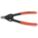 RETAINING RING PLIER, EXTERNAL/INTERNAL, FOR 7/16 IN TO 2 IN BORE DIA, 0.07 IN TIP DIA, MANUAL