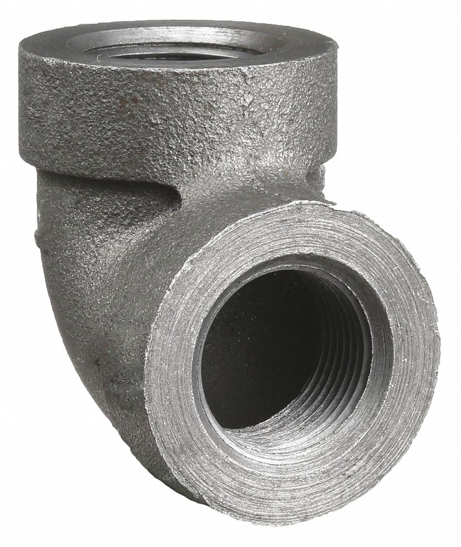 90 °  ELBOW: MALLEABLE IRON, ¾ IN X ¾ IN FITTING, FEMALE NPT X FEMALE NPT, CLASS 300