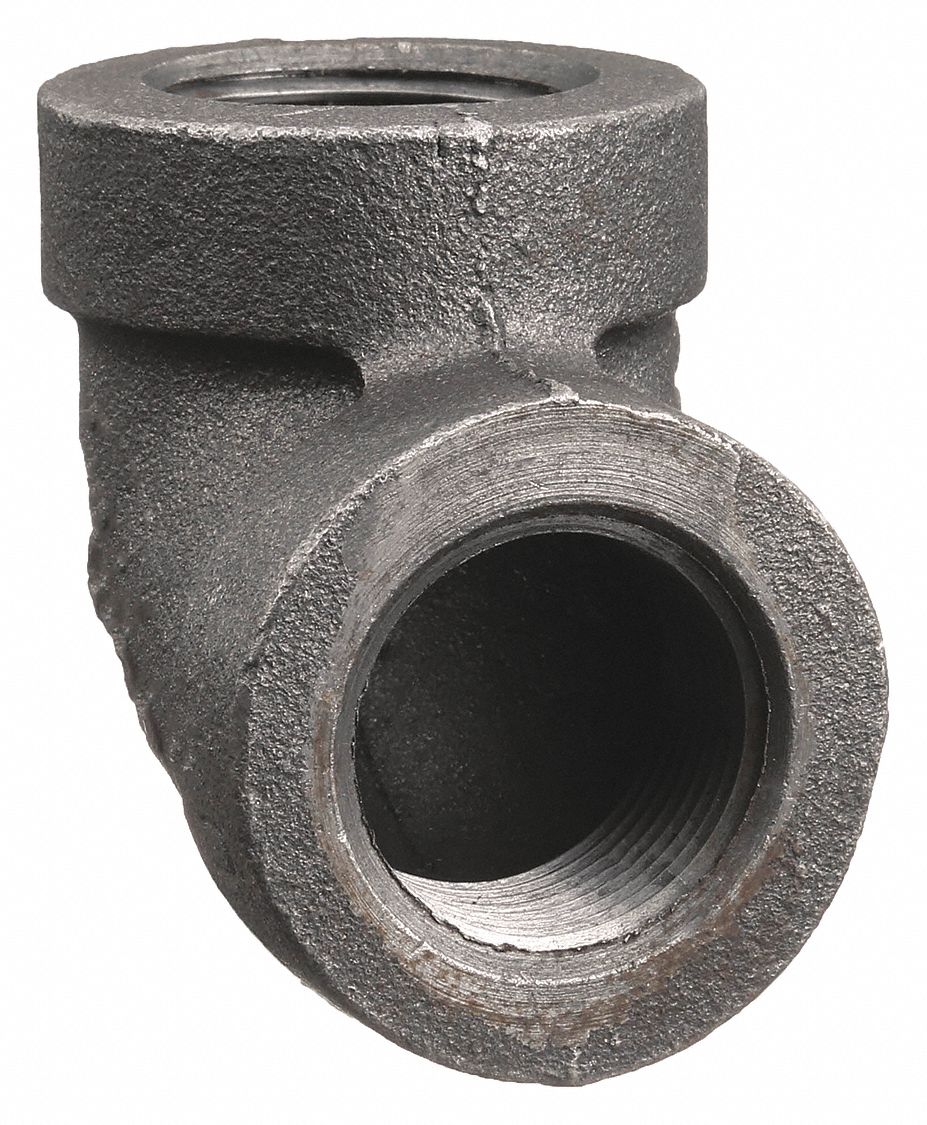 Malleable Iron 1 12 In X 1 12 In Fitting Pipe Size 90° Elbow 12g0150310501408 Grainger 8944