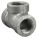 TEE: MALLEABLE IRON, 1¼ IN X 1¼ IN X 1¼ IN FITTING PIPE SIZE, CLASS 300