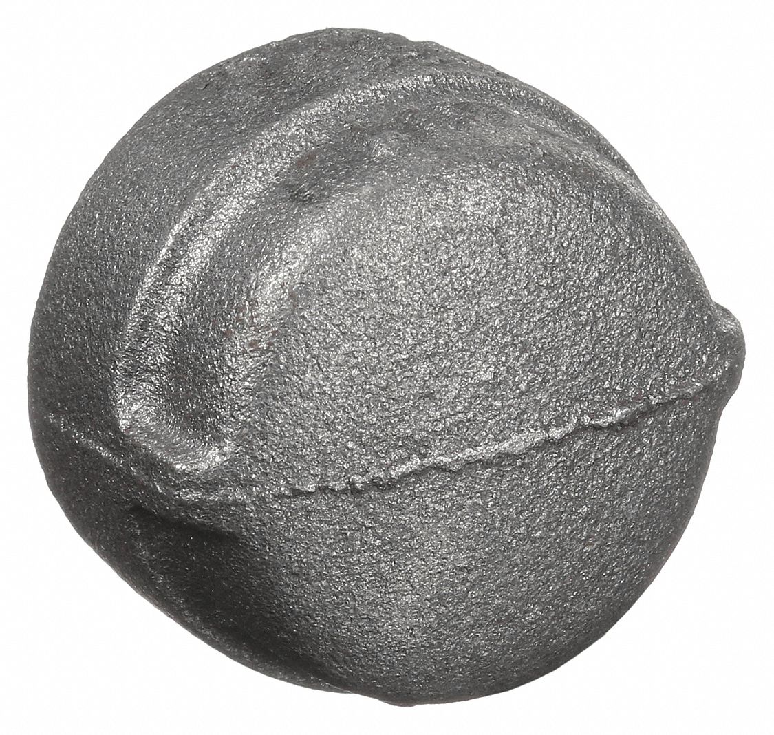 ROUND CAP: MALLEABLE IRON, ¾ IN FITTING PIPE SIZE, FEMALE NPT, CLASS 3000