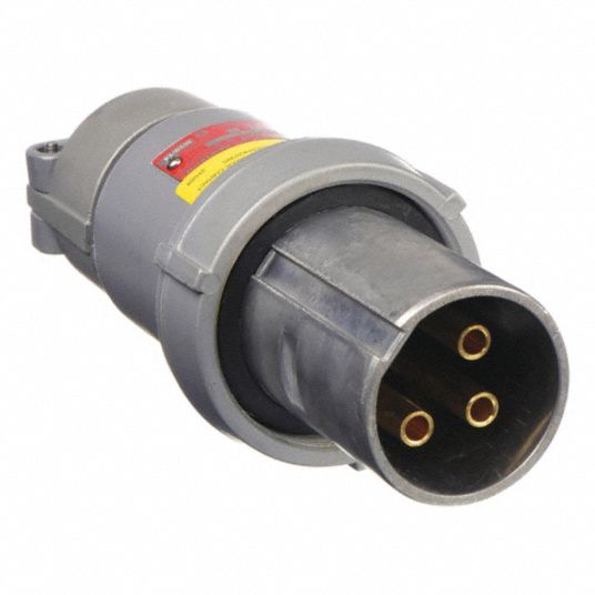 APPLETON ELECTRIC, 600V AC, 3 Wires, Plug 12G127ACP1034CD Grainger