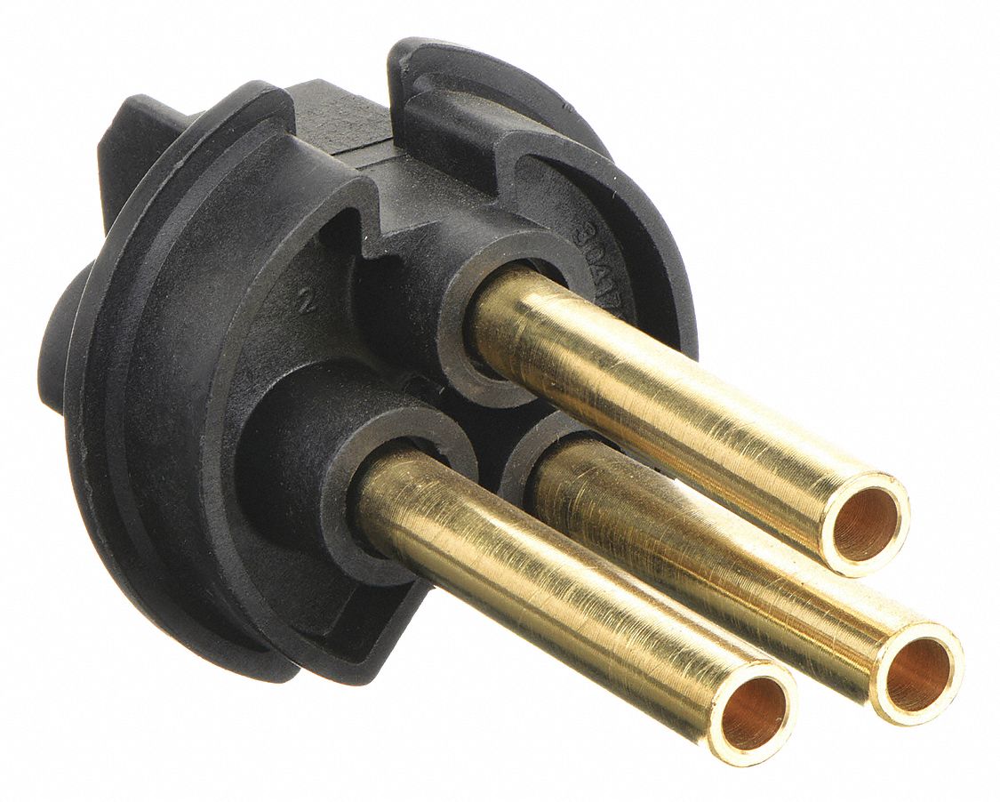 Replacement Interior: 60 A, 250V DC/600V AC, Style 1 Grounding, Male, 3 Poles, 3 Wires