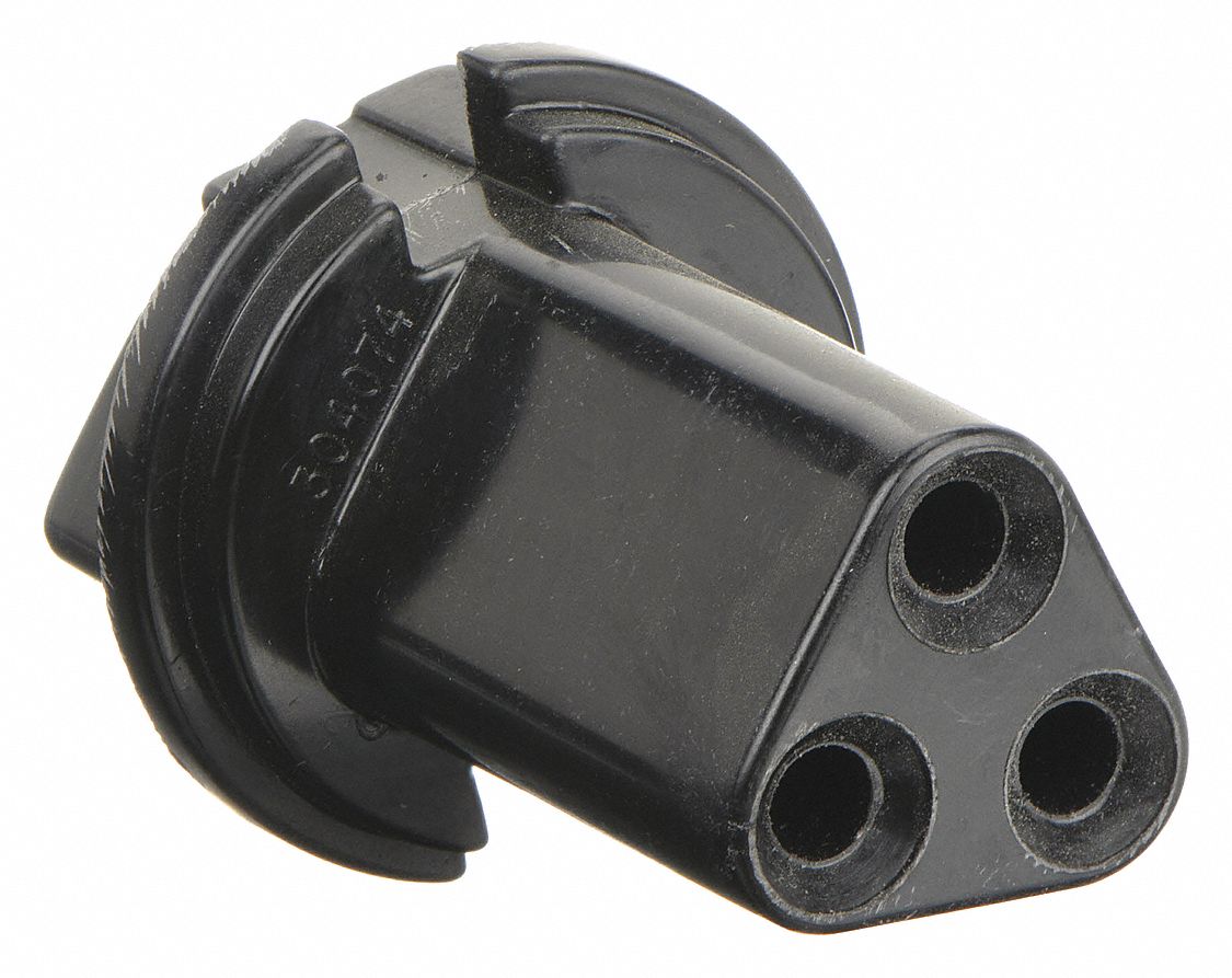 Replacement Interior: 30 A, 250V DC/600V AC, Style 1 Grounding, Female, 3 Poles, 3 Wires