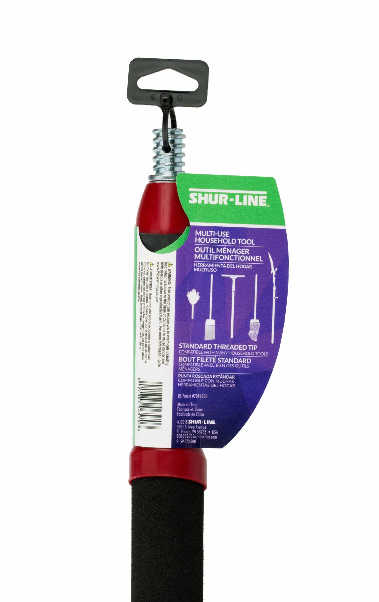 SHURLINE Adjustable Painting Extension Pole 2 1/2 to 5 ft, Universal 12G3192007604 Grainger