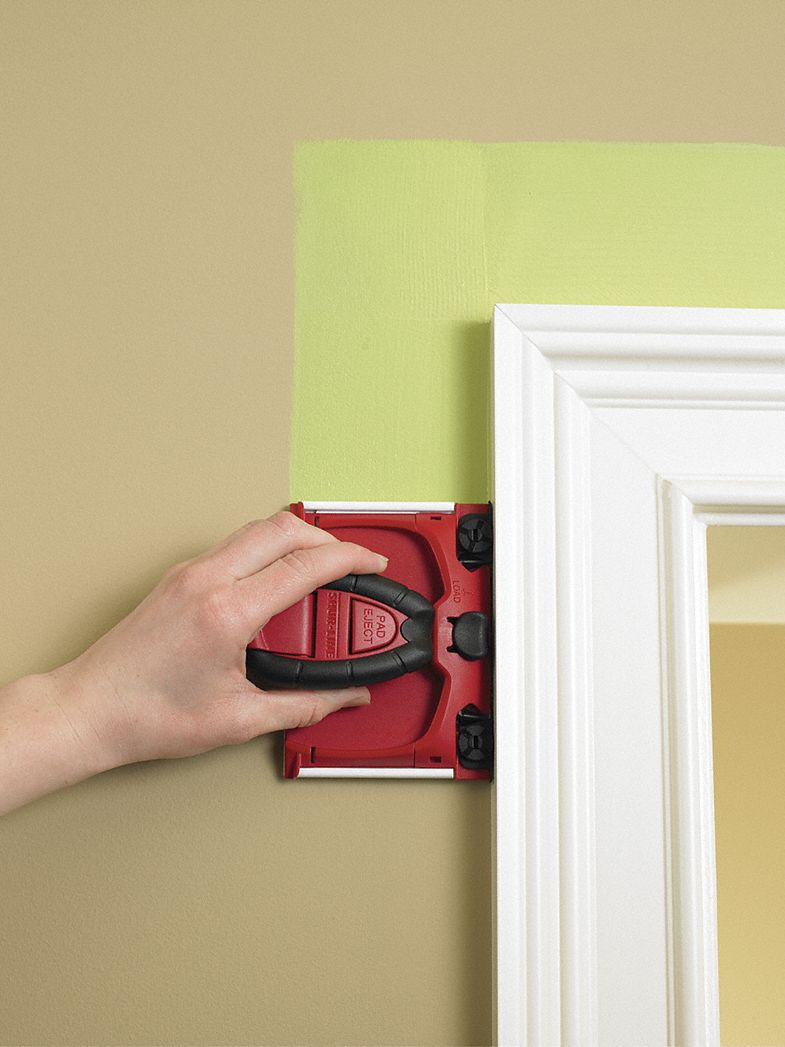 SHURLINE 4 3/4 in x 3 3/4 in Plastic Paint Edger, Red/Black; For Use