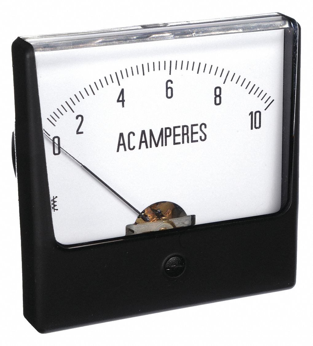 ANALOG PANEL METER,AC CURRENT,0-10