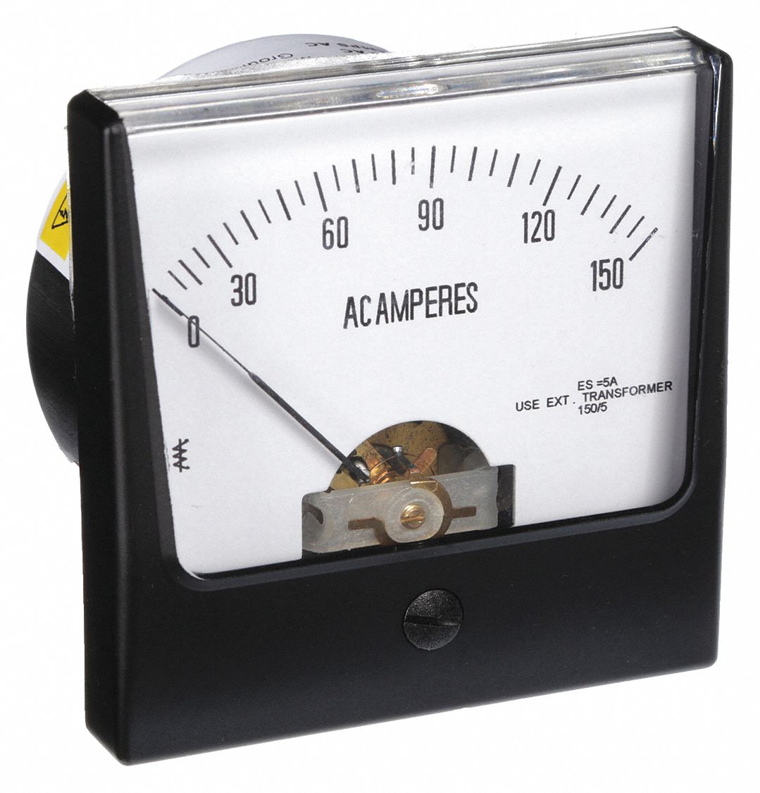 AC Current, 0 to 150 AC A, Analog Panel Meter 12G39512G395 Grainger