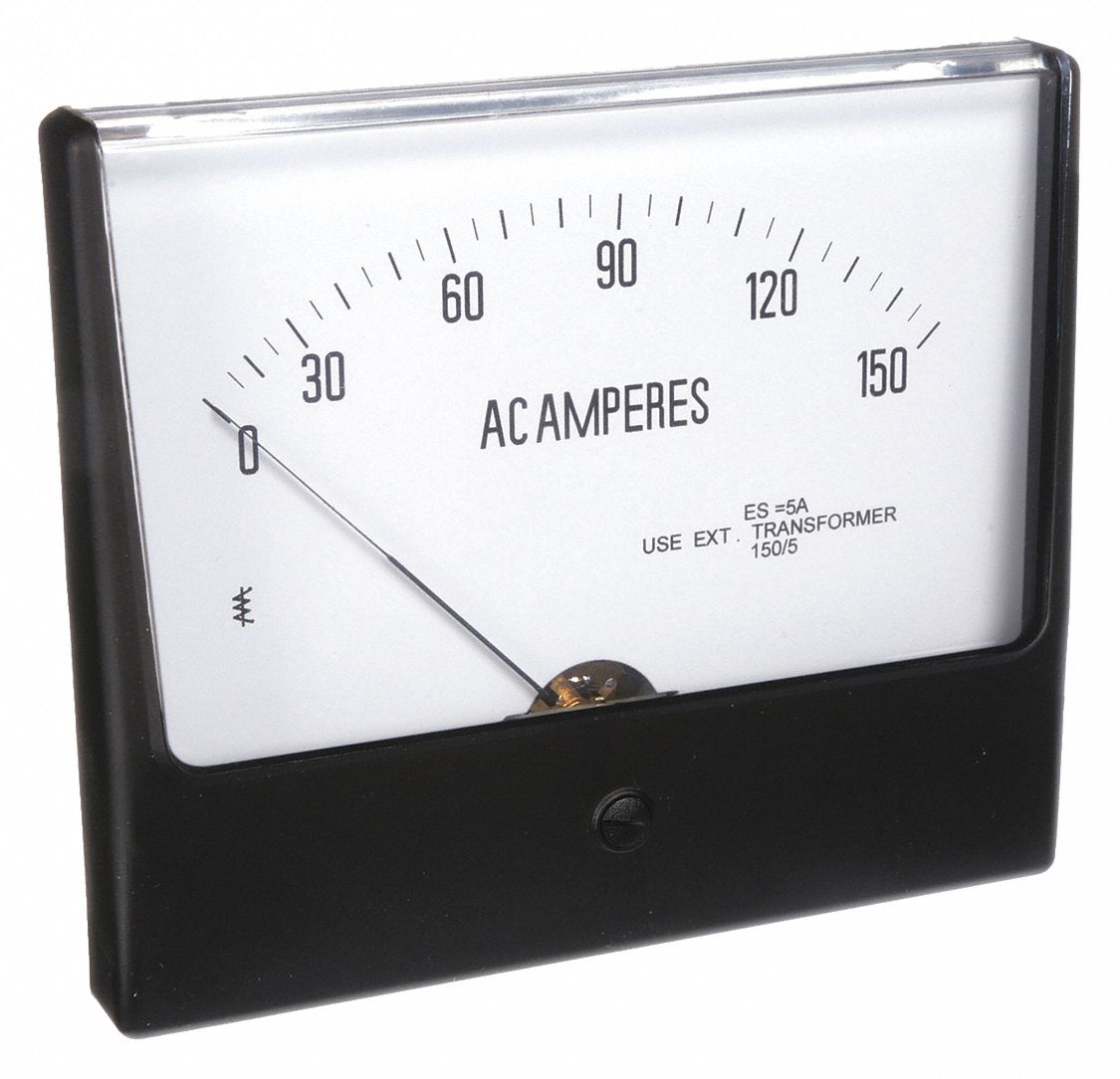 ANALOG PANEL METER,AC CURRENT,0-150