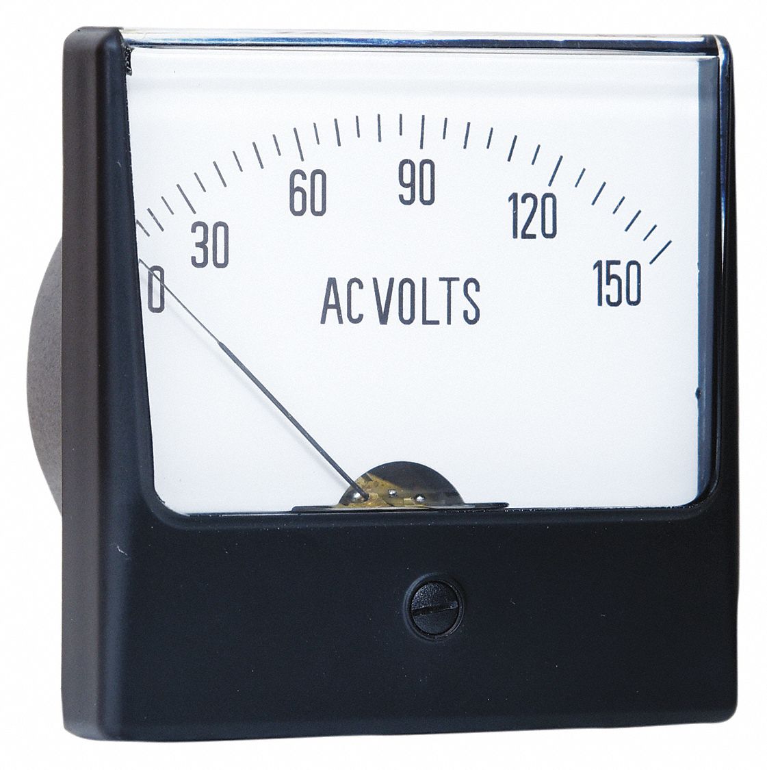 GRAINGER APPROVED Analog Panel Meter, AC Voltage, 0-150 AC V - 12G404 ...