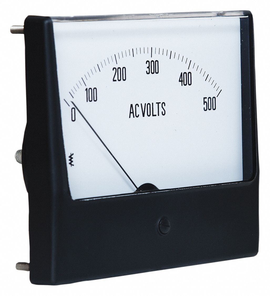 Size 130mm x 100mm 0-200 Volts AC Panel Meter 