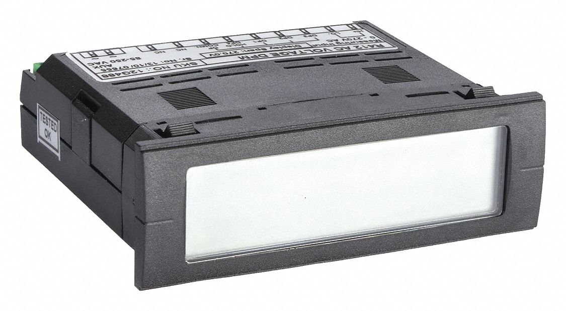 Digital Panel Meter: 19, 999 Display Span - Max, 85 V AC – 250 V AC, 12G488, 19, 999