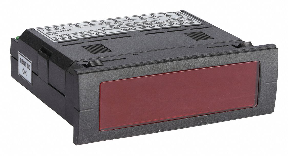 Digital Panel Meter: 1, 999 Display Span - Max, 85 V AC – 250 V AC, 12G509, 1, 999