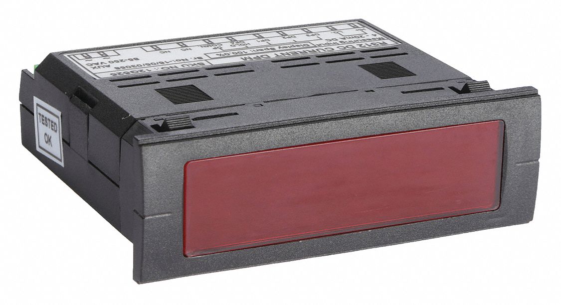 Digital Panel Meter: 0 Display Span - Min, 100 Display Span - Max, 12G525, 0 to 100