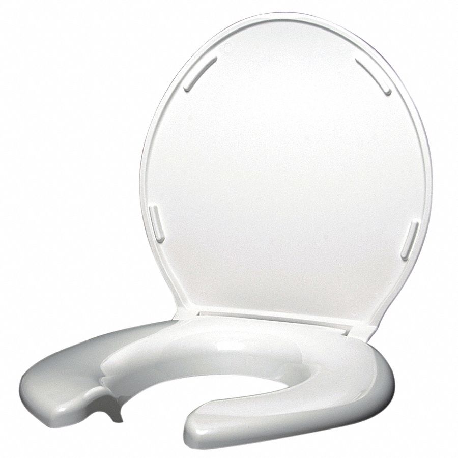 Toilet seat clearance open