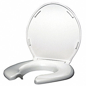 TOILET SEAT,OVERSIZED,OPEN FRONT,CO