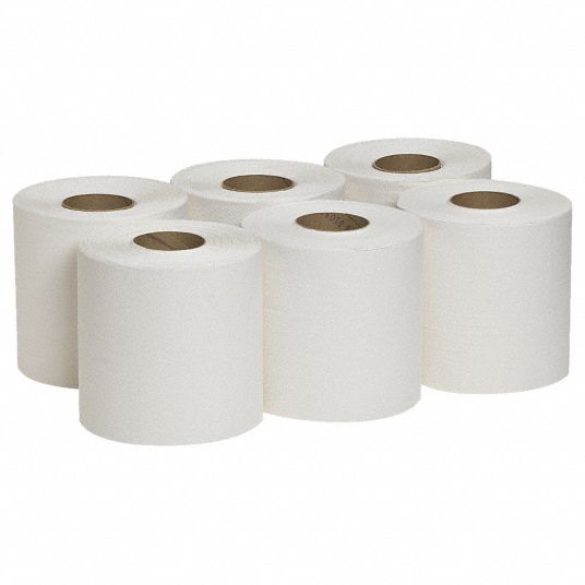 GEORGIA-PACIFIC, White, 7 1/2 in Roll Wd, Paper Towel Roll - 12G818 ...