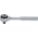 HAND RATCHET, 4 1/2 IN, CHROME, 1/4 IN