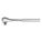 HAND RATCHET, 7 1/4 IN, CHROME, 3/8 IN