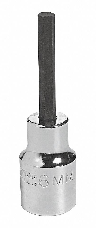 SOCKET HEX BIT 1/2 DR 6MM