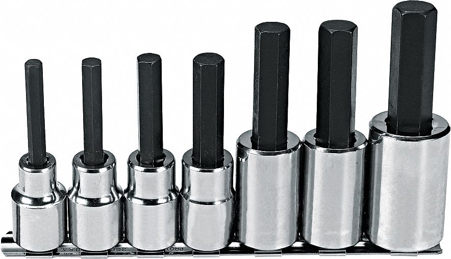 SET HEX BIT 1/2 DR 7 PC